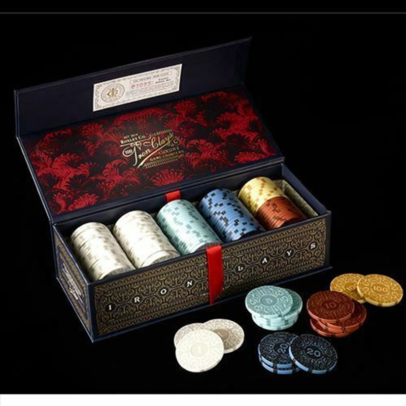 ron Clays 100 Chips Printed Box Luxury Game Counters Brass Birmingham Lancashire/Product Detail/Games Accessories