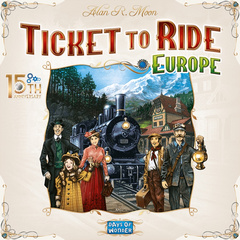 Ticket to Ride Europe – 15th Anniversary/Product Detail/Board Games