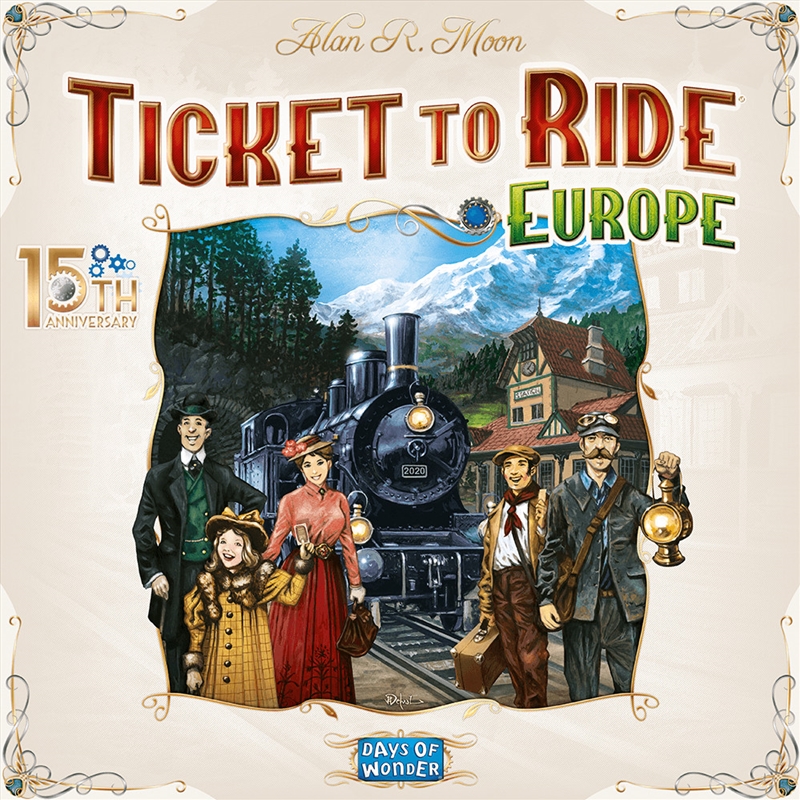 Ticket to Ride Europe – 15th Anniversary/Product Detail/Board Games