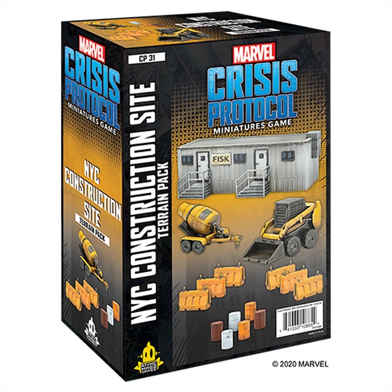 Marvel Crisis Protocol NYC Construction Site Terrain Pack/Product Detail/Board Games