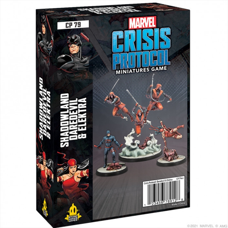 Marvel Crisis Protocol Shadowland Daredevil and Elektra with Hand Ninjas/Product Detail/Board Games