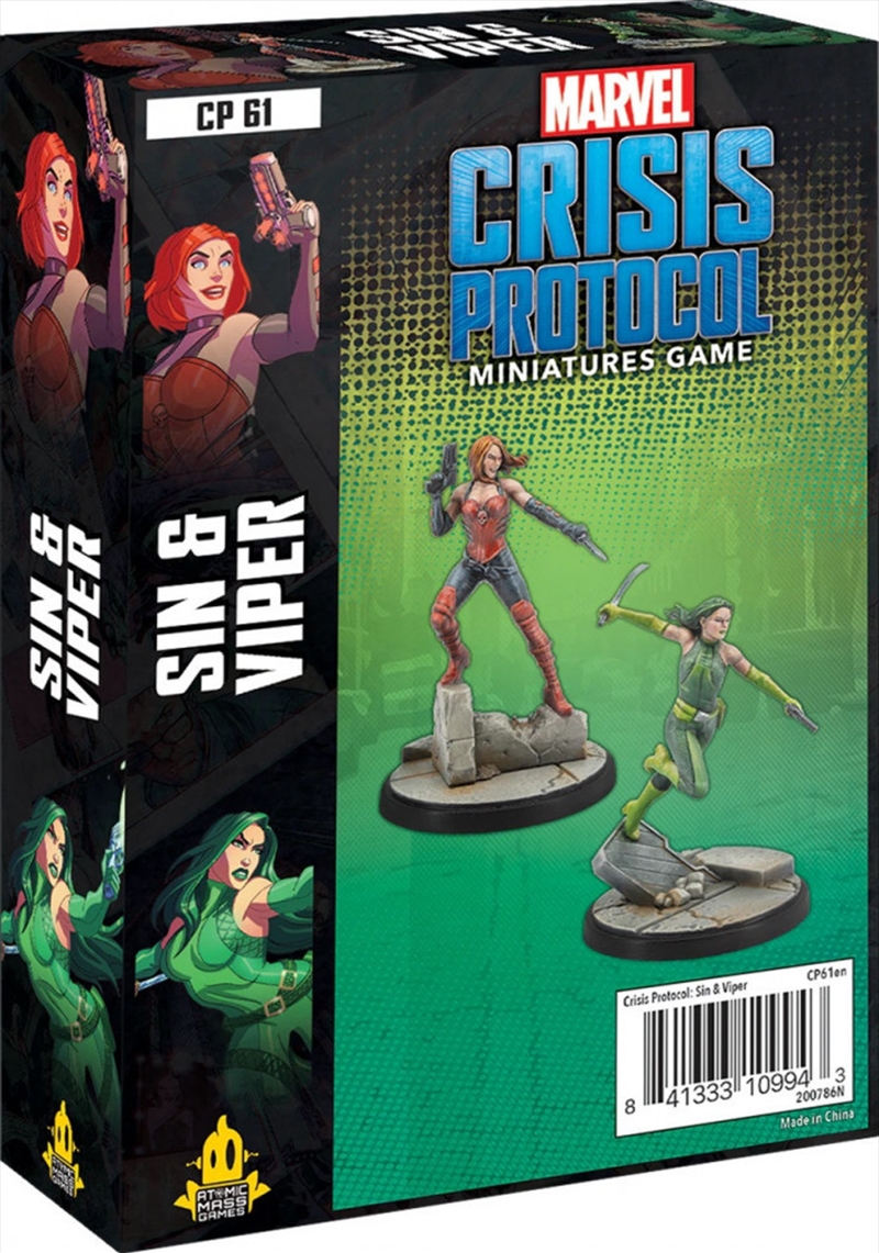 Marvel Crisis Protocol Sin and Viper/Product Detail/Board Games