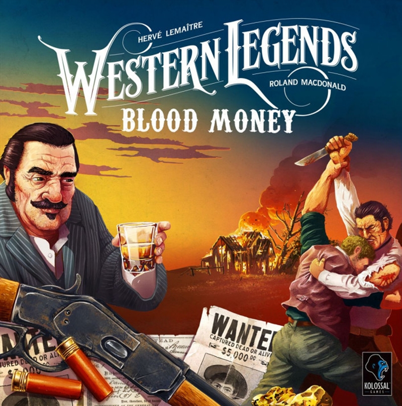 Western Legends Blood Money/Product Detail/Board Games
