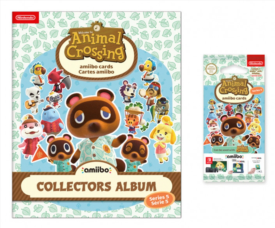 Animal Crossing Amiibo Cards Collectors Album - Series 5 Bundle/Product Detail/Consoles & Accessories