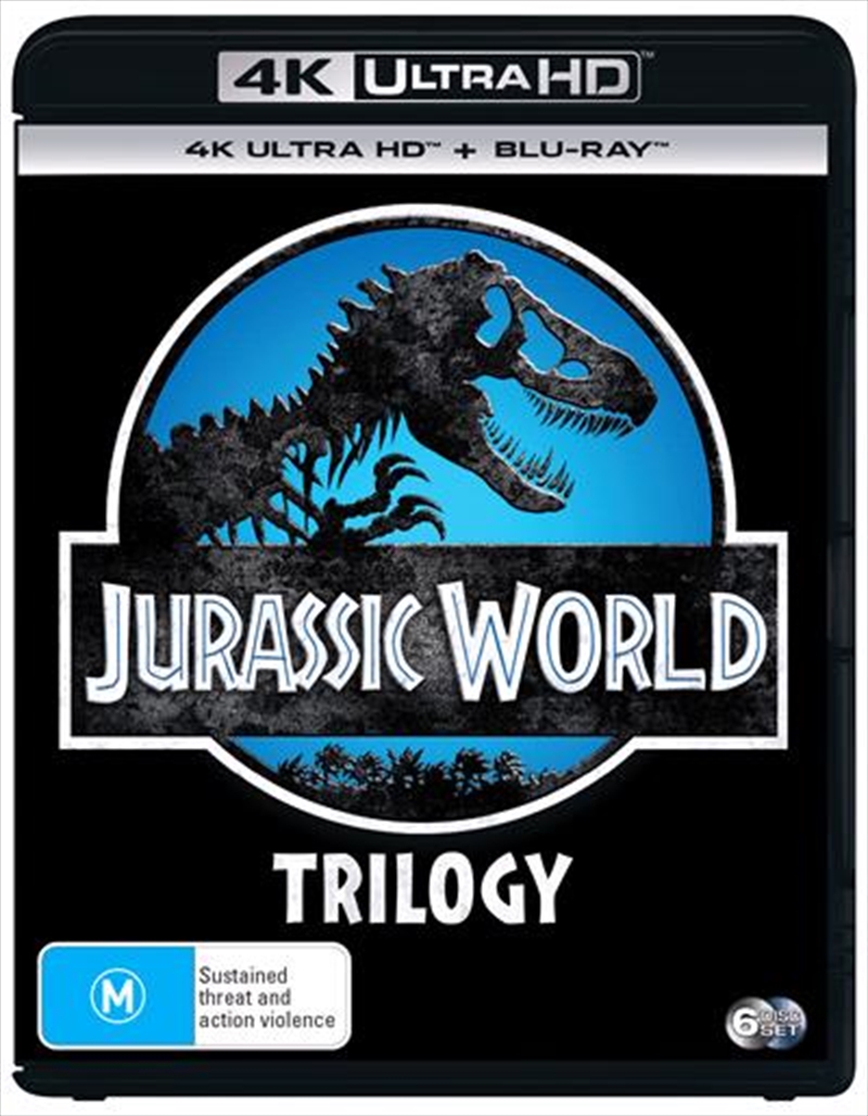 Jurassic World / Jurassic World - Fallen Kingdom / Jurassic World - Dominion  Blu-ray + UHD - 3 Mov/Product Detail/Action
