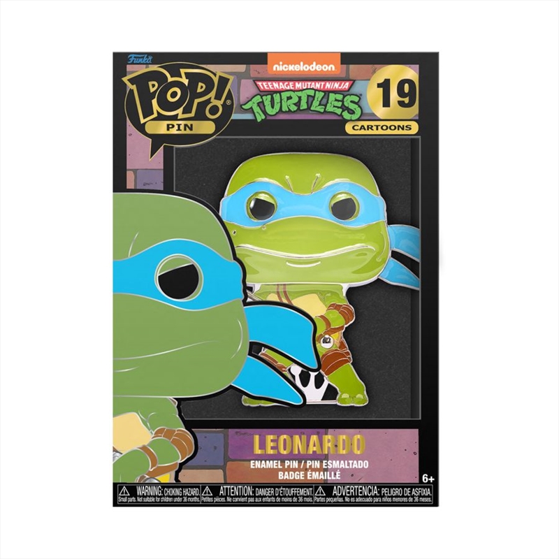 Teenage Mutant Ninja Turtles (TV 1987) - Leonardo 4" Pop! Enamel Pin/Product Detail/Funko Collections