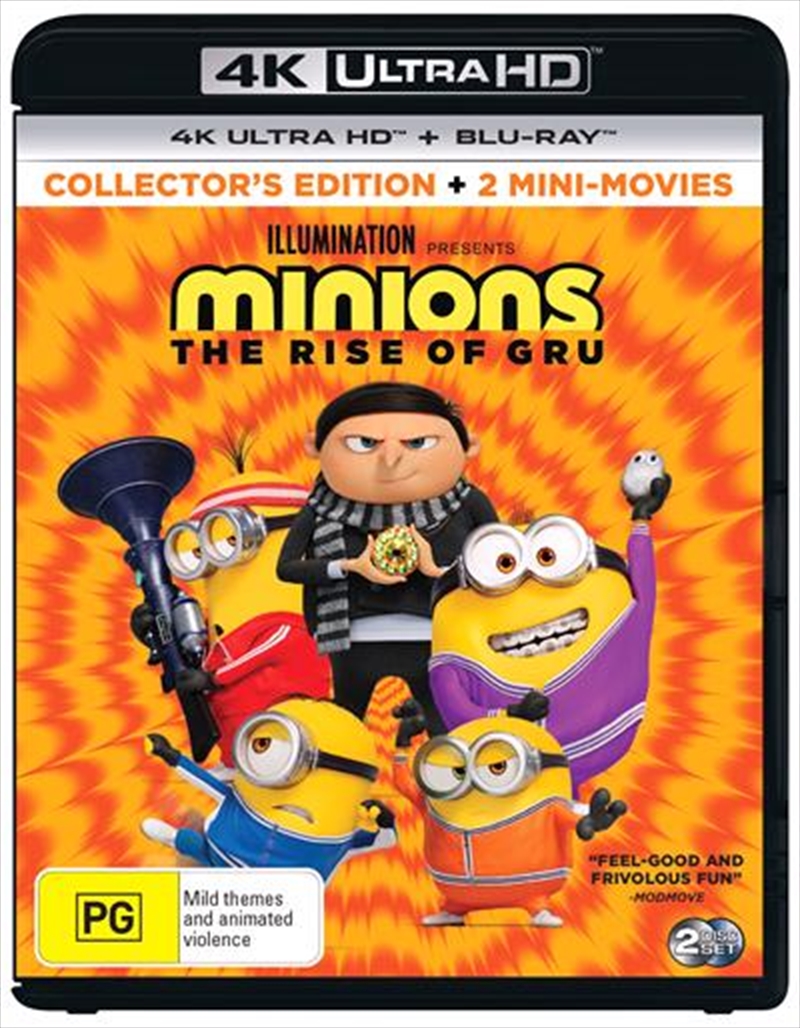 Minions - The Rise Of Gru  Blu-ray + UHD - Collector's Edition - + 2 Mini-Movies/Product Detail/Animated