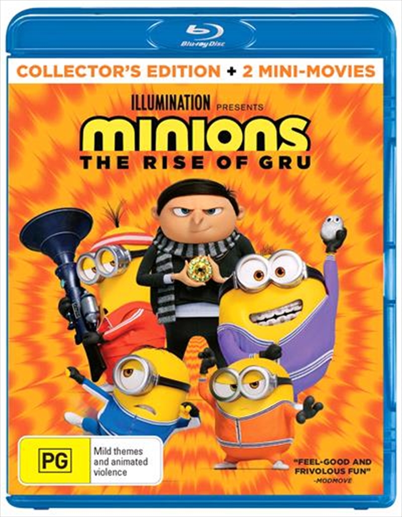 Minions - The Rise Of Gru | Collector's Edition - + 2 Mini-Movies (BONUS TOTE BAG) | Blu-ray