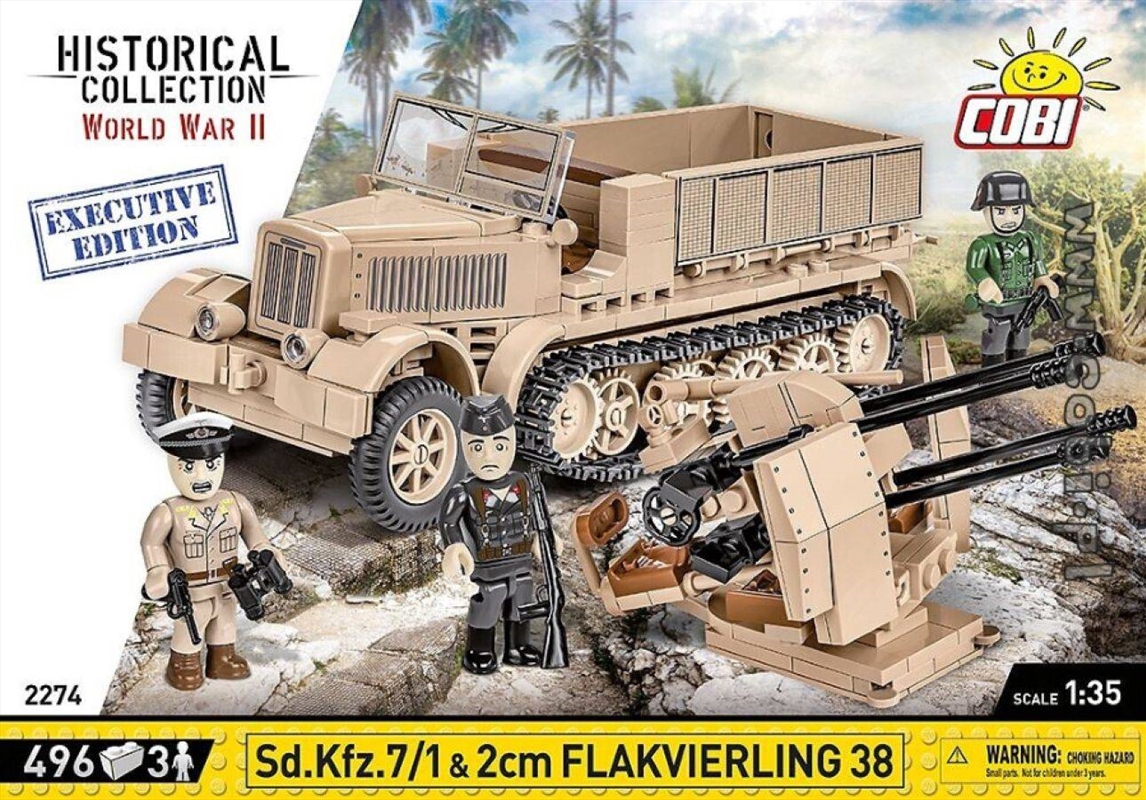 WW2 - SD KFZ.7 Flakvierli Executive Edition (496 pieces)/Product Detail/Building Sets & Blocks