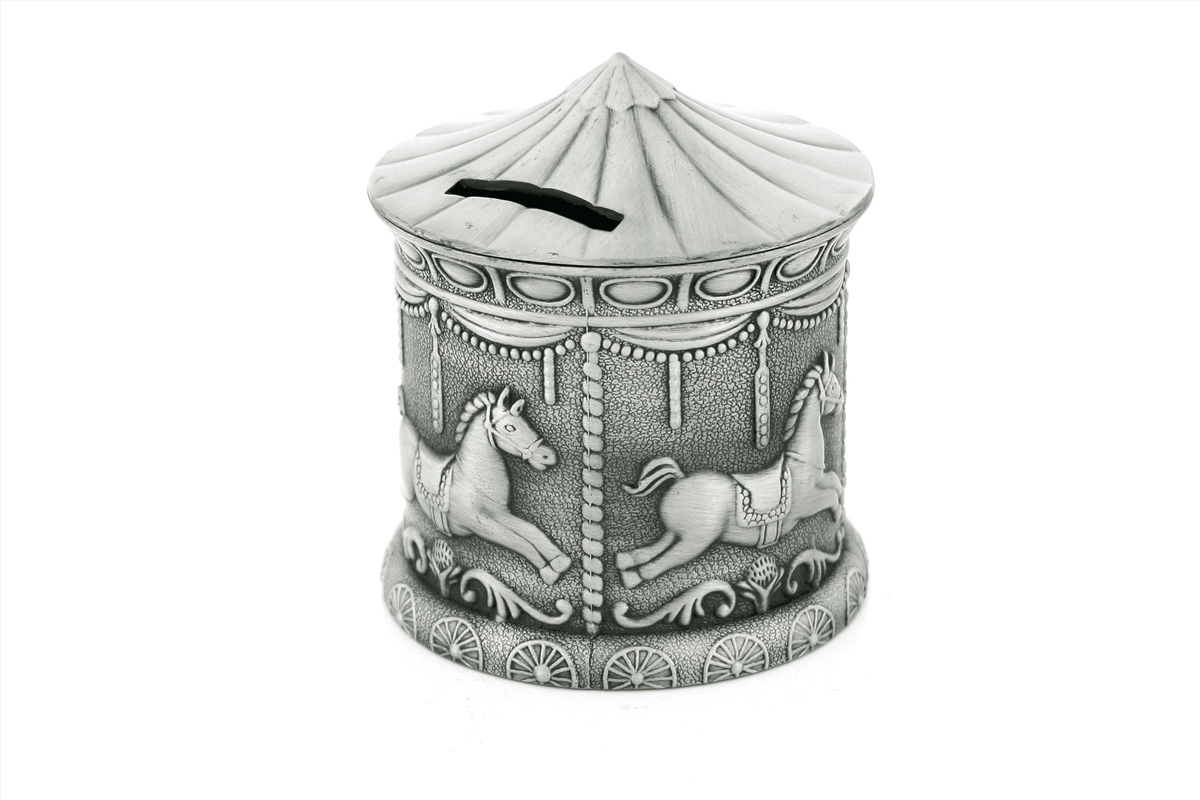 Pewter Carousel Money Box/Product Detail/Decor