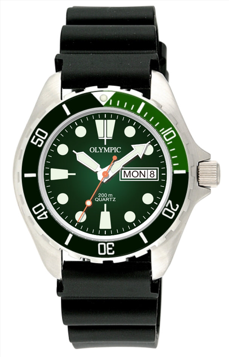 Classic Diver Watch - 200m - Green/Product Detail/Watches