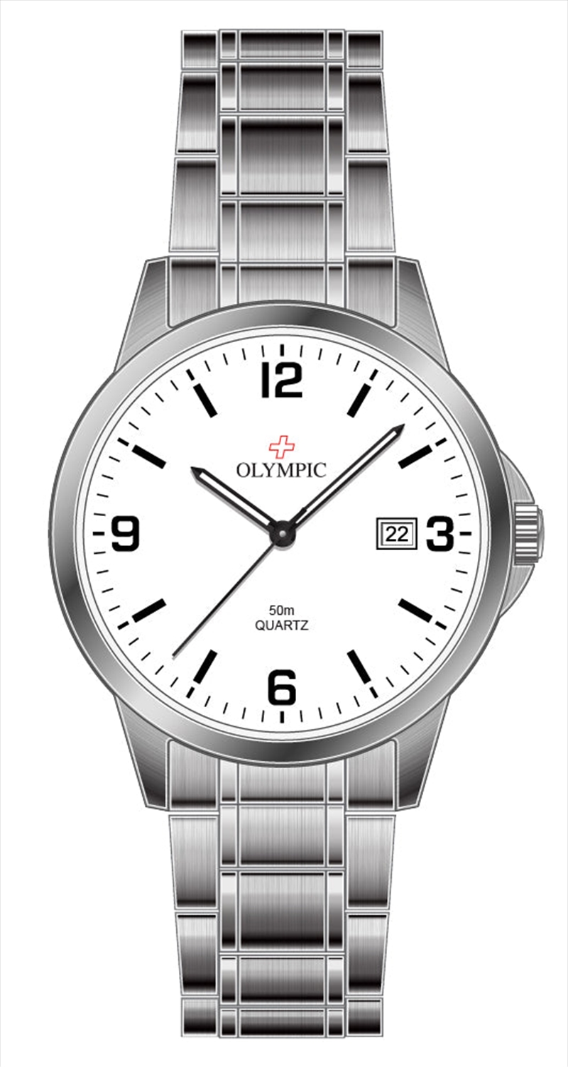 Olympic Titanium -  White Dial Bracelet/Product Detail/Watches