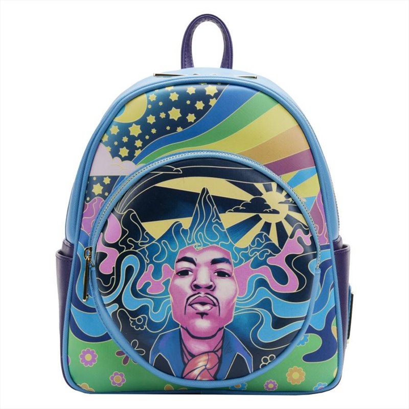 Loungefly Jimi Hendrix - Psychadelic Landscape Glow Mini Backpack/Product Detail/Bags