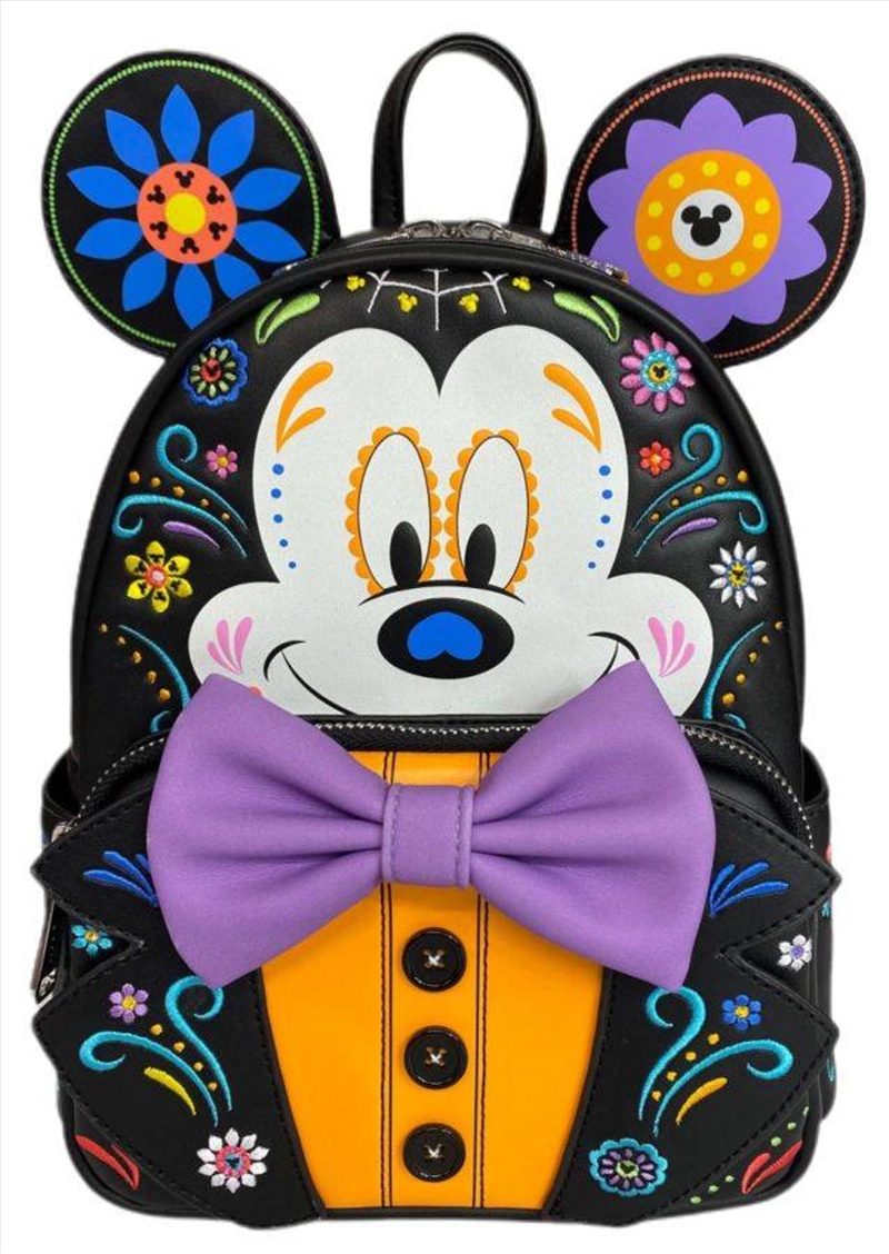 Loungefly Disney - Mickey Mouse Sugar Skull US Exclusive Mini Backpack/Product Detail/Bags
