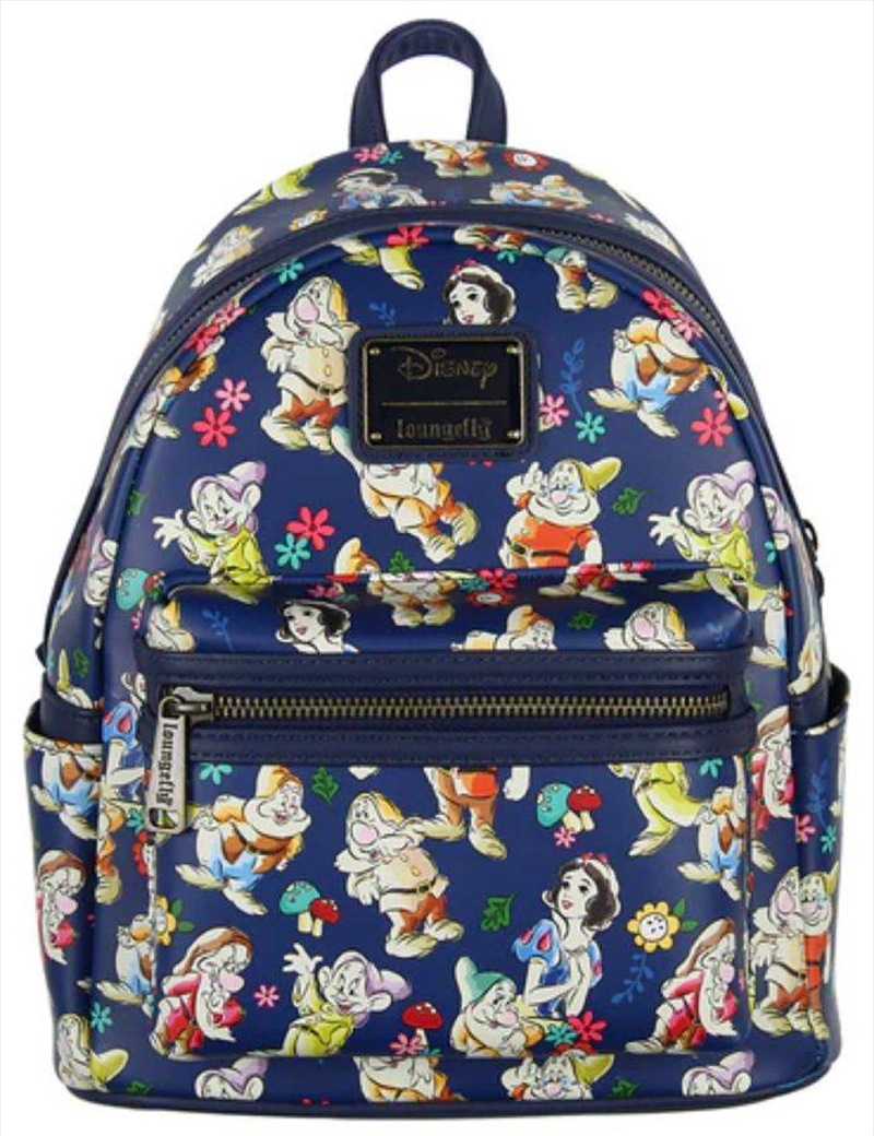 Loungefly Snow White and the Seven Dwarfs (1937) - Seven Dwarfs Print US Exclusive Mini Backpack/Product Detail/Bags