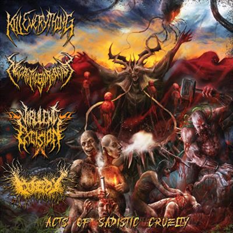 Acts Of Sadistic Cruelty - 4 Way Split/Product Detail/Metal
