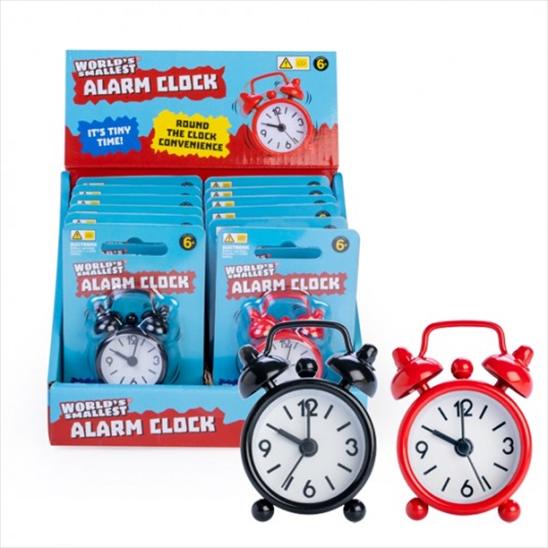 Worlds Smallest Alarm Clock (SENT AT RANDOM)/Product Detail/Toys