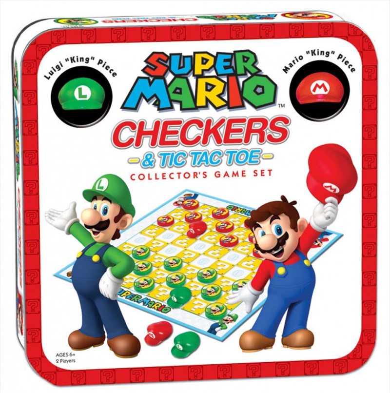 Super Mario Checkers Tic Tac Toe Collectors Game Set/Product Detail/Board Games