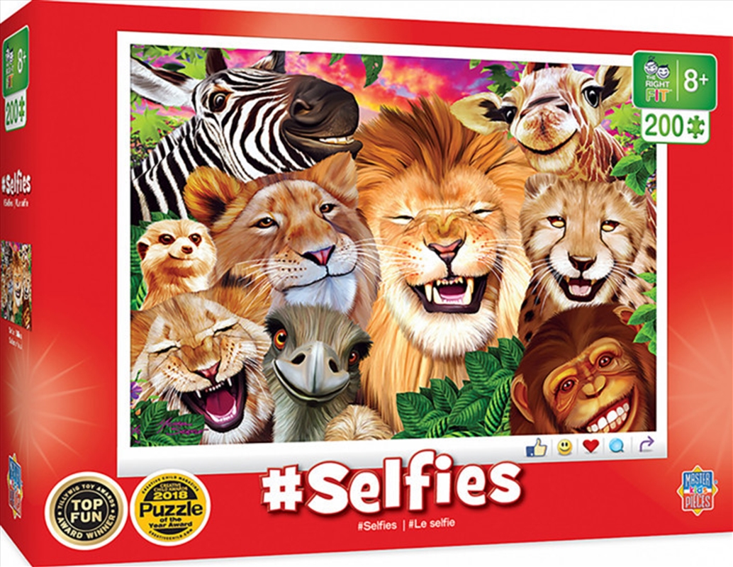 Masterpieces Puzzle Selfies Safari Sillies Puzzle 200 pieces/Product Detail/Education and Kids