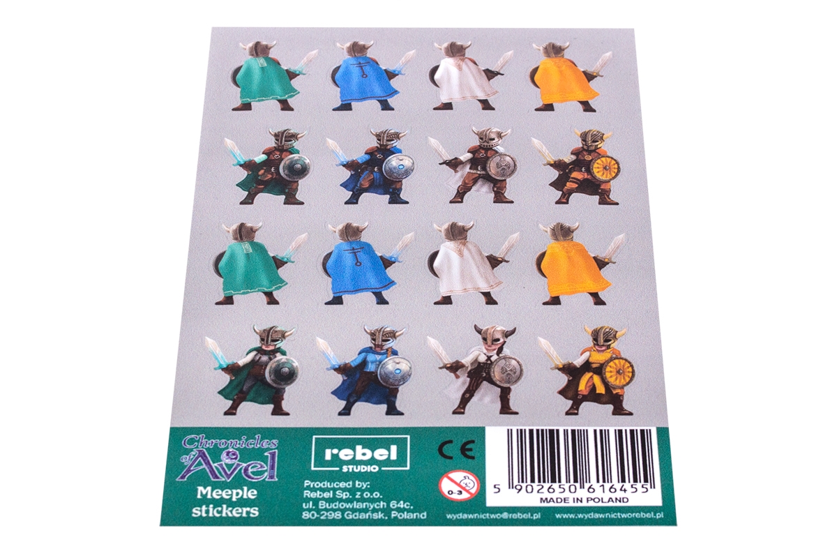 Meeples Stickers Promo/Product Detail/Board Games