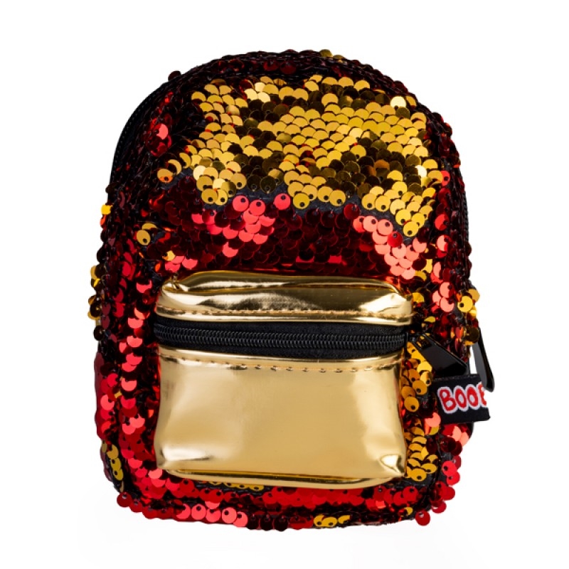 Gold Red Sequins BooBoo Backpack Mini/Product Detail/Bags