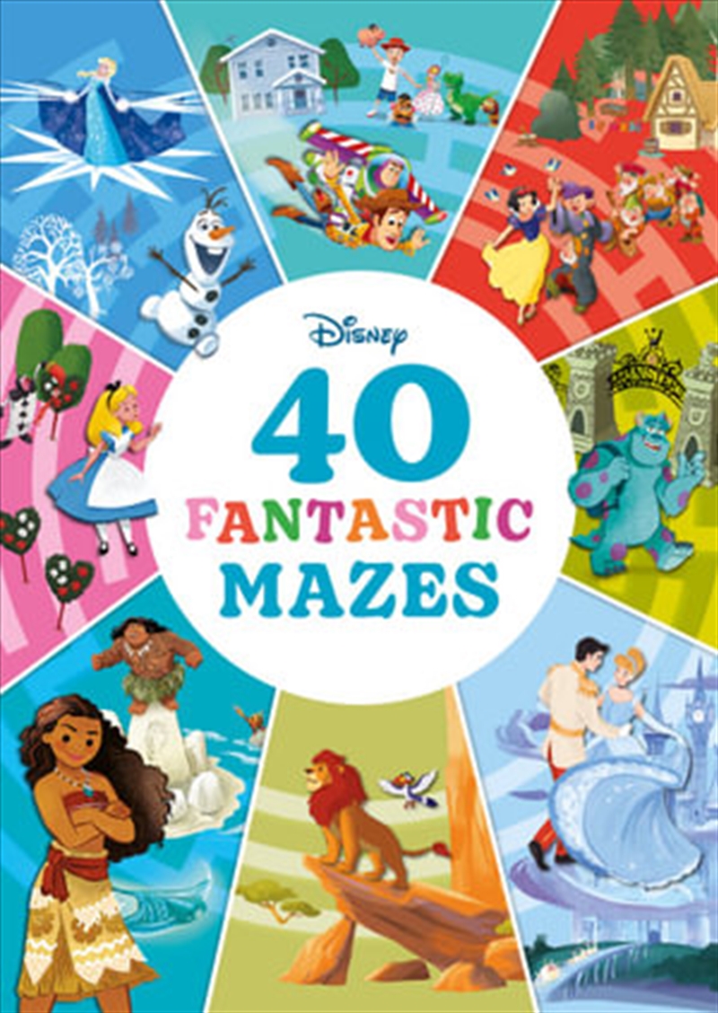 40 Fantastic Mazes (Disney Deluxe Edition)/Product Detail/Children
