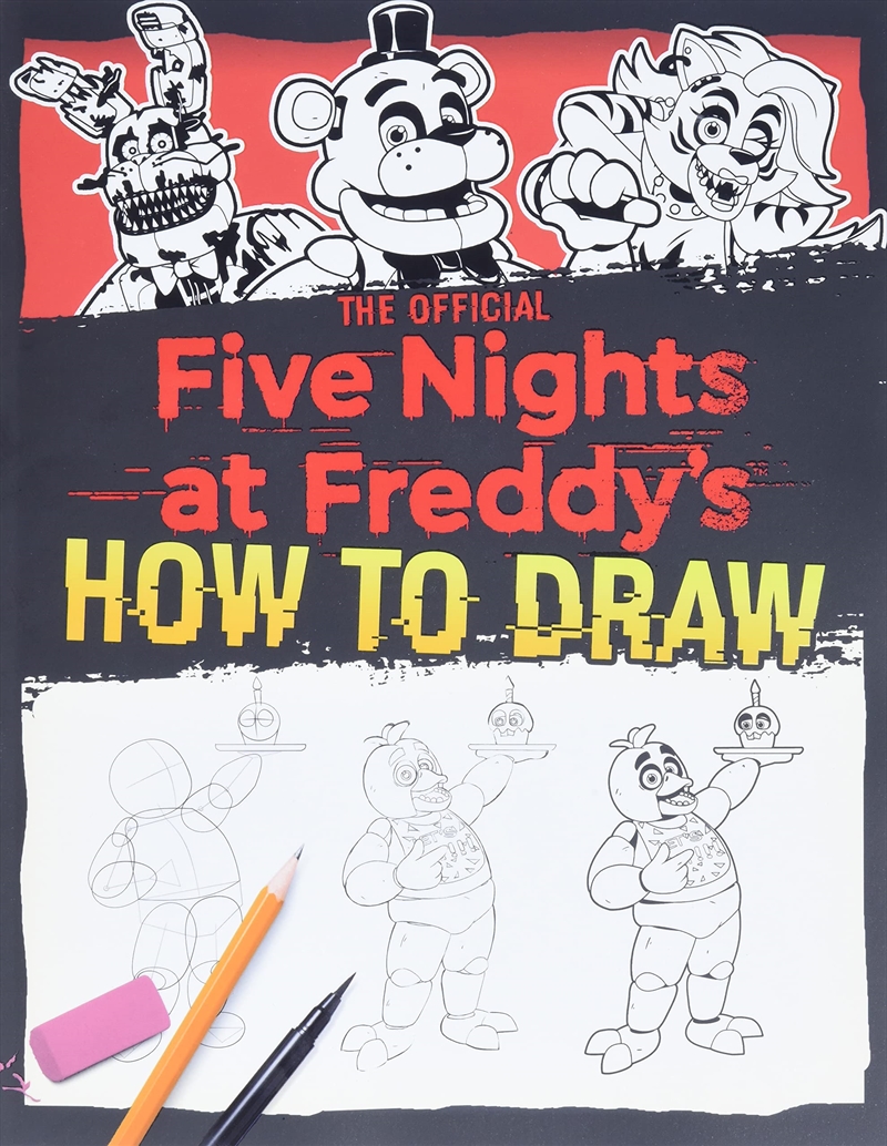 Official Five Nights At Freddy's - How To Draw/Product Detail/Crime & Mystery Fiction