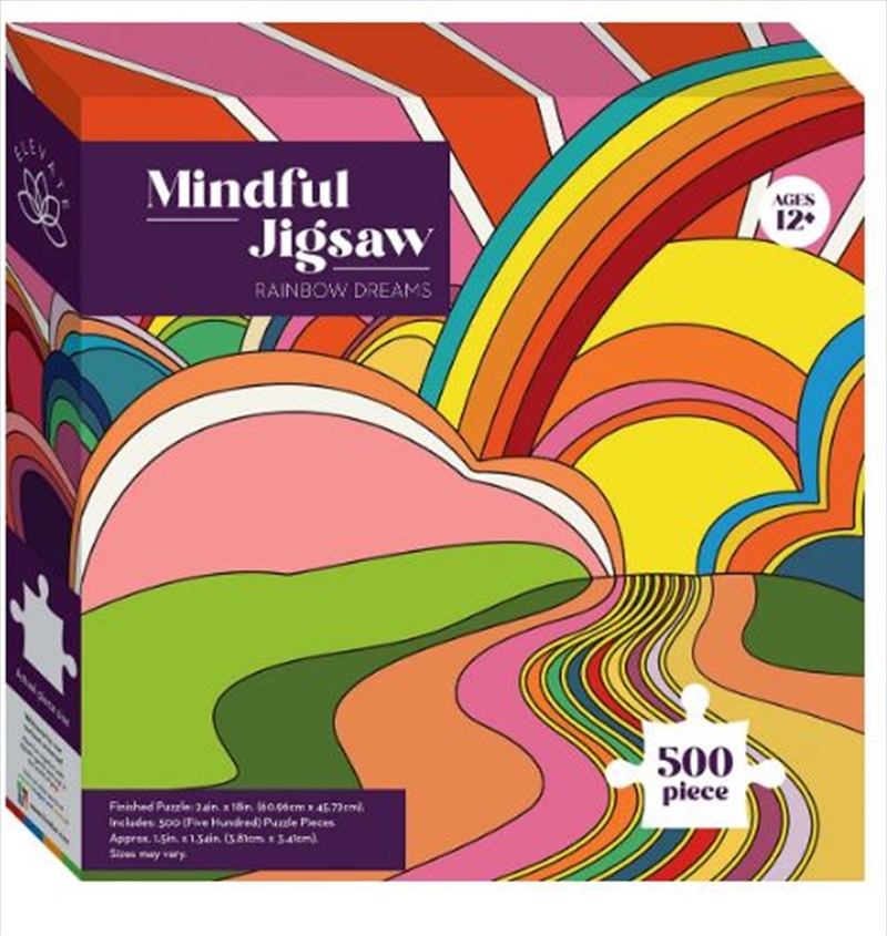 Rainbow Dreams 500 Piece Puzzle/Product Detail/Art and Icons