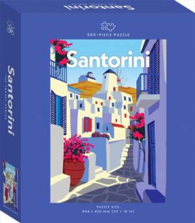 Santorini Travel Poster 500 Piece Puzzle/Product Detail/Destination