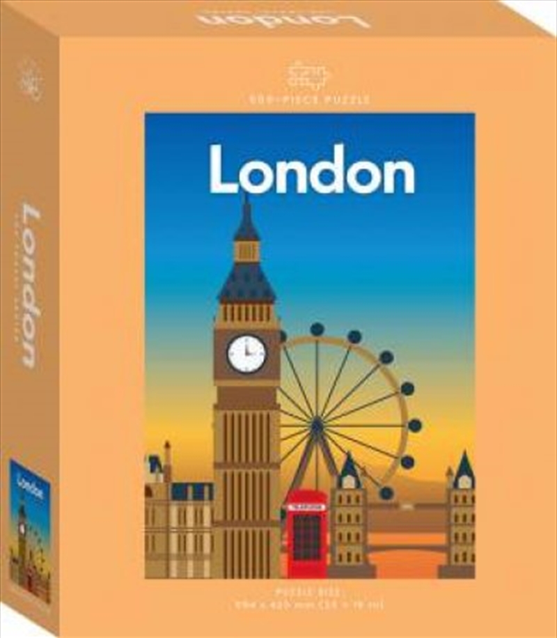 London Travel Poster 500 Piece Puzzle/Product Detail/Destination