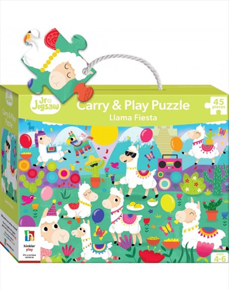 Llama Fiesta Junior Jigsaw Puzzle/Product Detail/Education and Kids