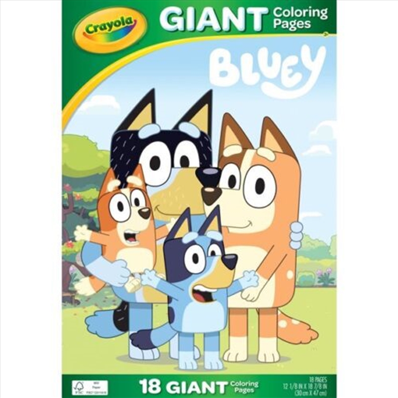 Crayola Bluey Giant Pages/Product Detail/Kids Colouring