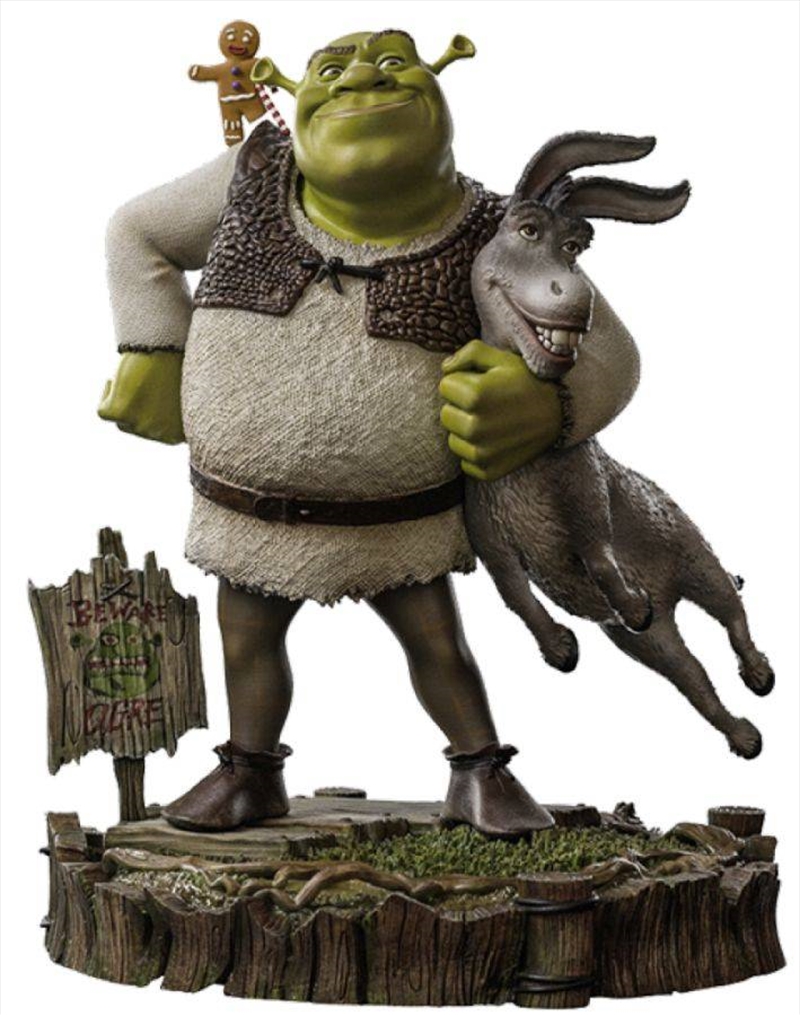 Shrek - Shrek, Donkey & Gingerbread Man Deluxe 1:10 Scale Statue/Product Detail/Statues
