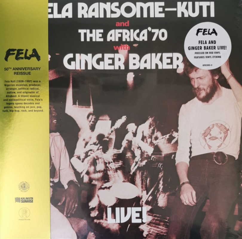 Fela Live With Ginger Baker/Product Detail/World