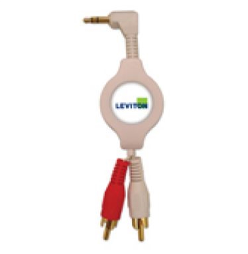Leviton Security & Automation 3.5Mm To 2X Rca Cable Retractable Patch Lead For Leviton Hi-Fi/Product Detail/Cables