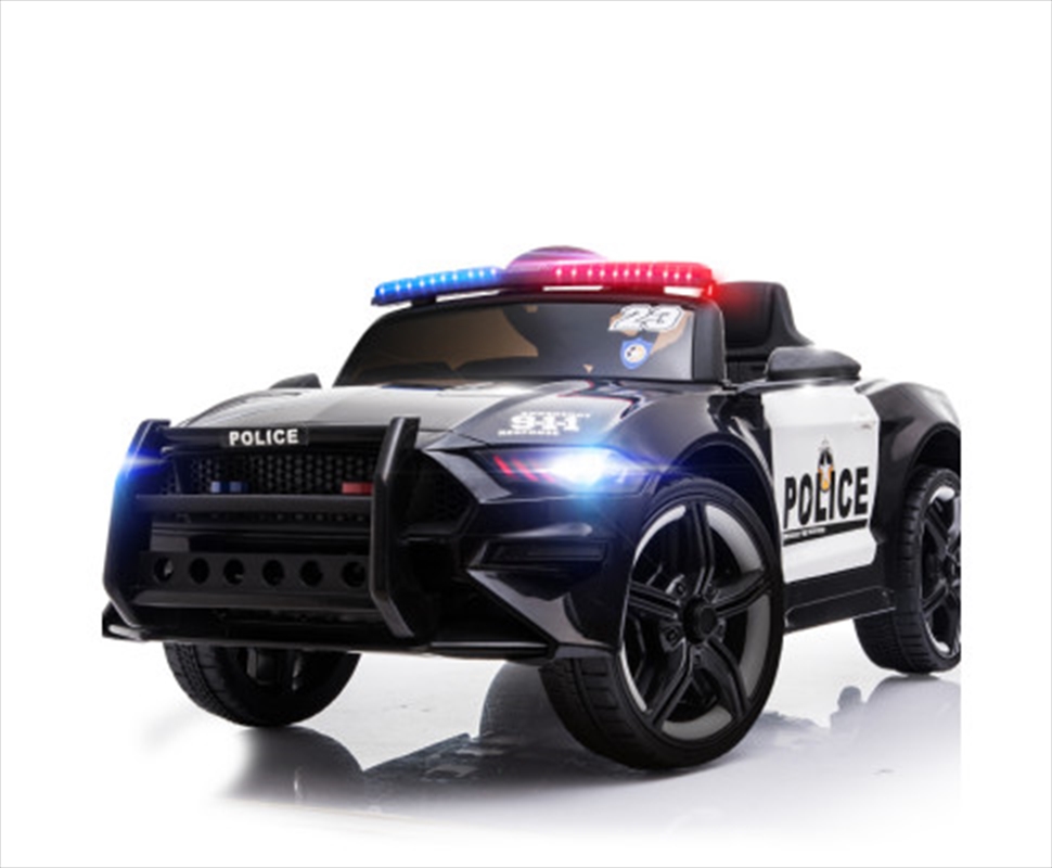 ROVO KIDS Ride-On Car Patrol Electric Battery Powered Toy Black/Product Detail/Bikes Trikes & Ride Ons