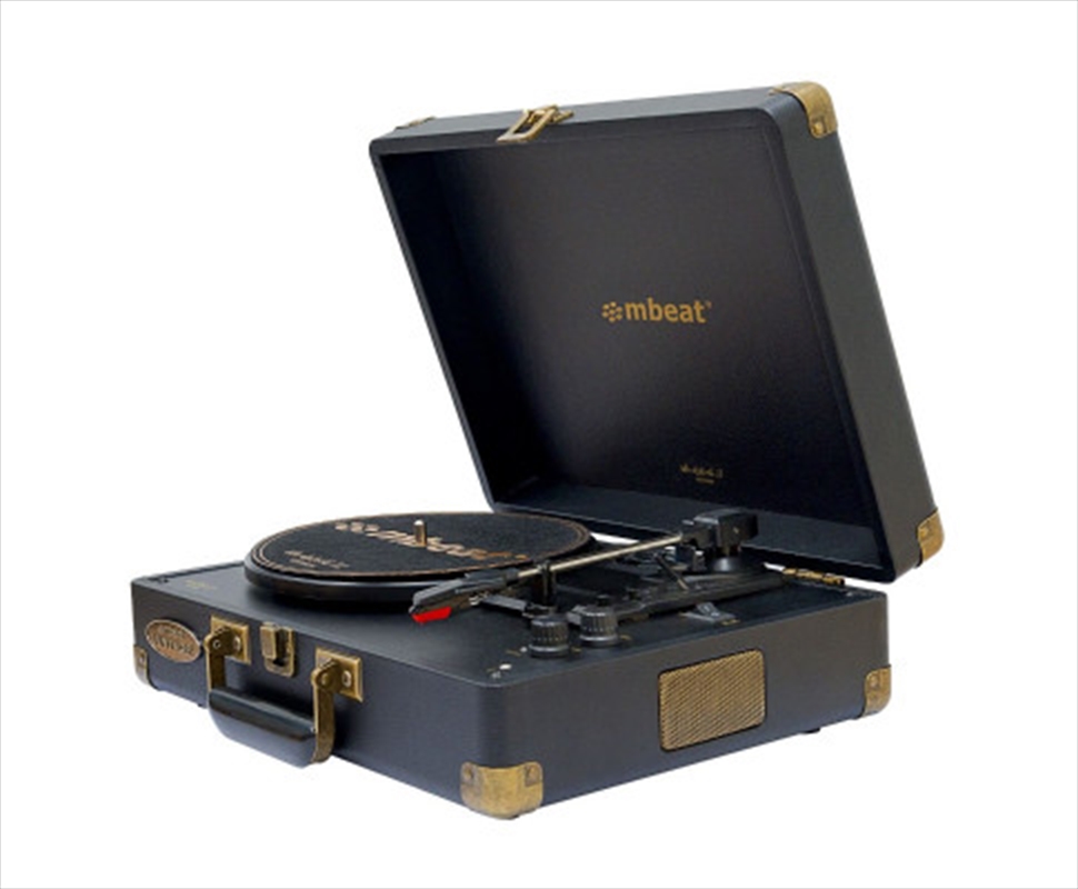 Woodstock II Black Retro Bluetooth (TX/RX) Turntable/Product Detail/Turntables