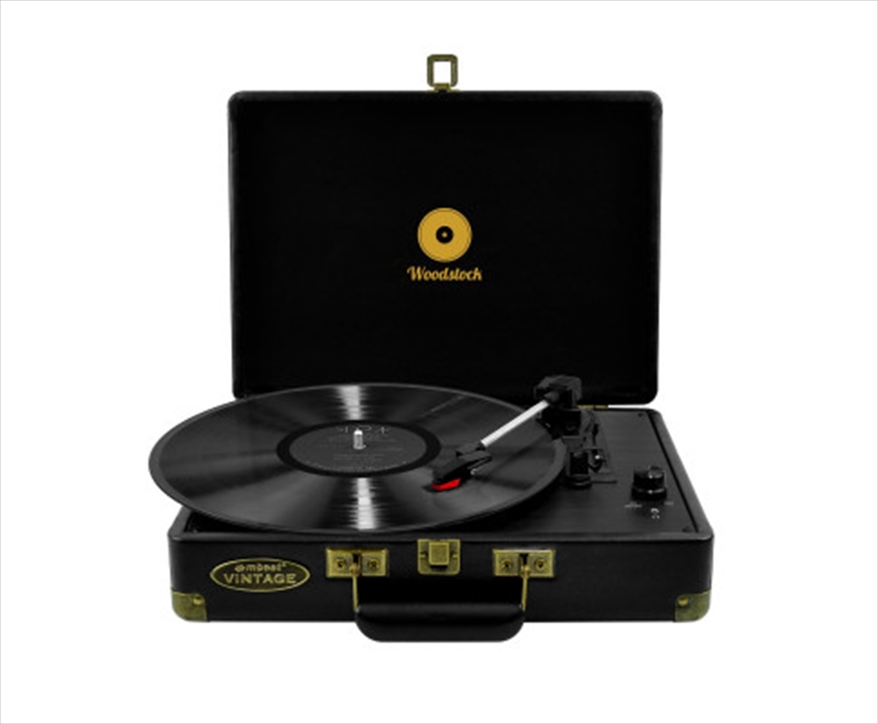 Woodstock Black Retro Turntable/Product Detail/Turntables