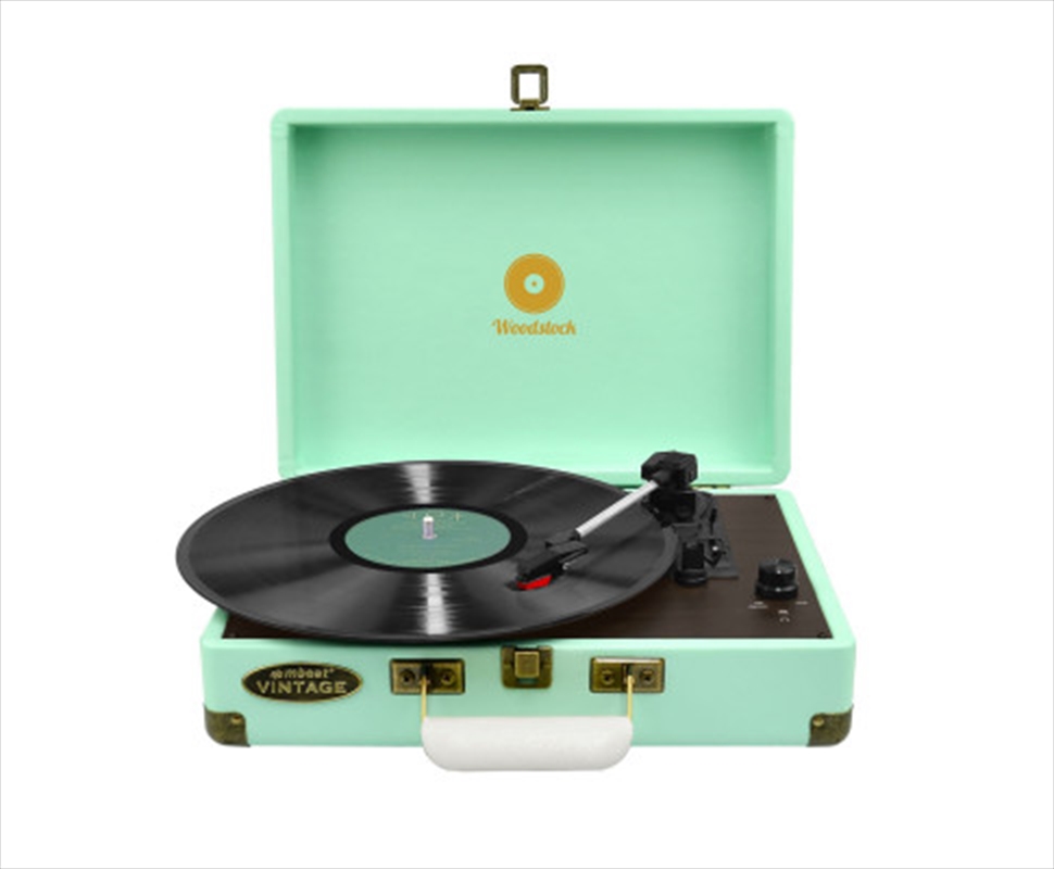 Woodstock Tiffany Blue Retro Turntable/Product Detail/Turntables