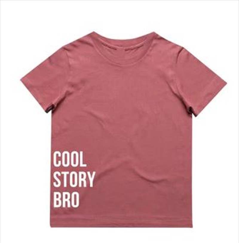 Cool Story Bro Kids Tshirt Size 4 - Plum/Product Detail/Shirts
