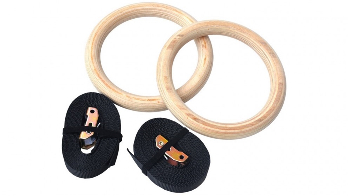 Buy 32mm Wooden Gymnastic Rings Olympic Gym Rings Strength Training Online Sanity