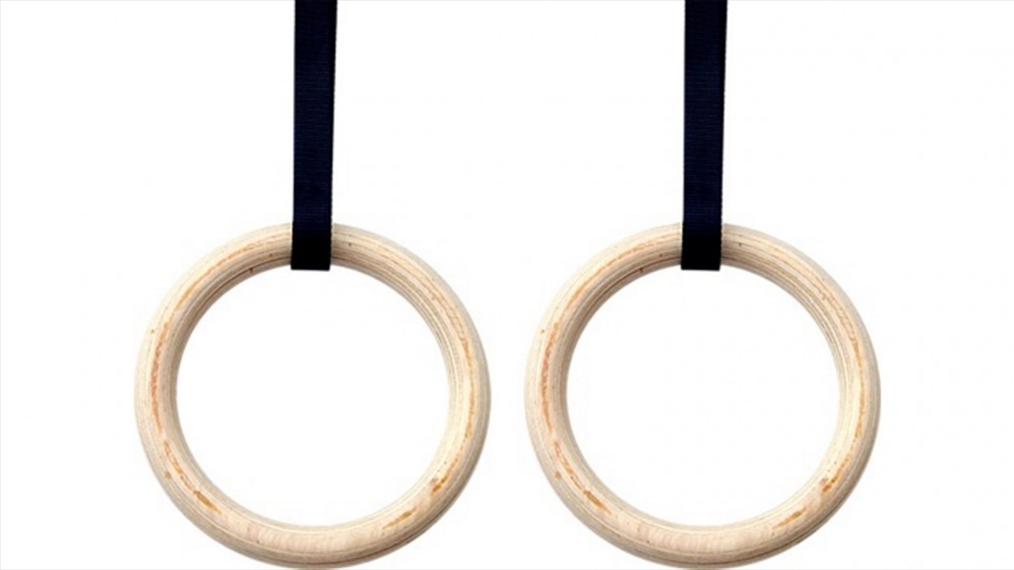 Buy Wooden Gymnastic Rings Olympic Gym Strength Training Online Sanity