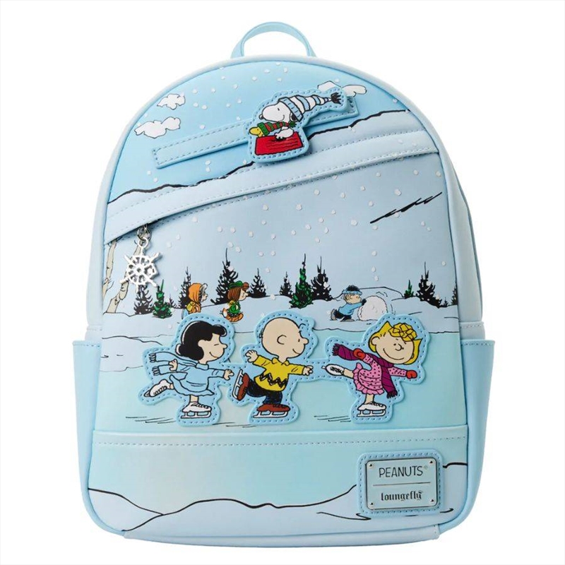 Loungefly Peanuts - Ice Skating Mini Backpack/Product Detail/Bags