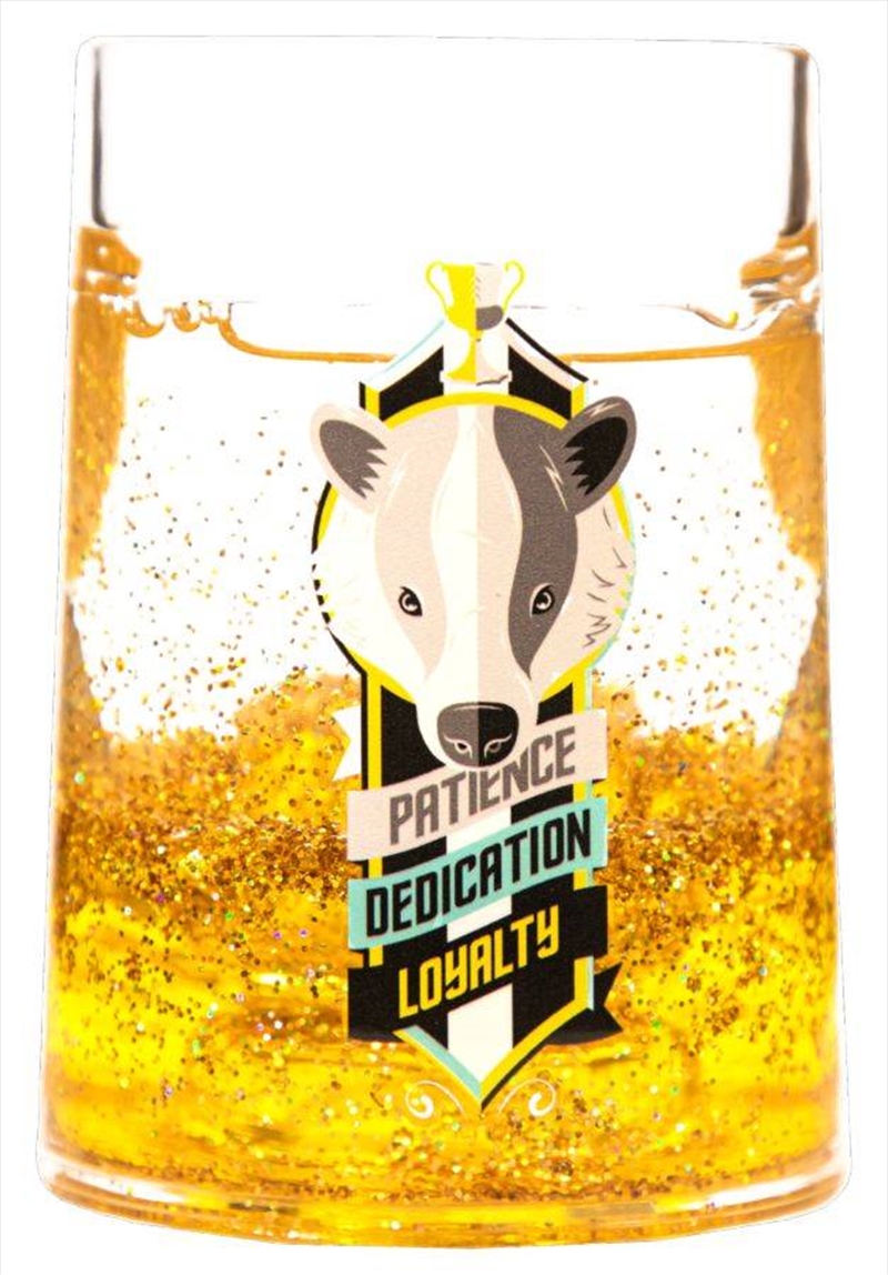 Harry Potter - HufflePuff House Liquid Glitter Tumbler/Product Detail/Glasses, Tumblers & Cups