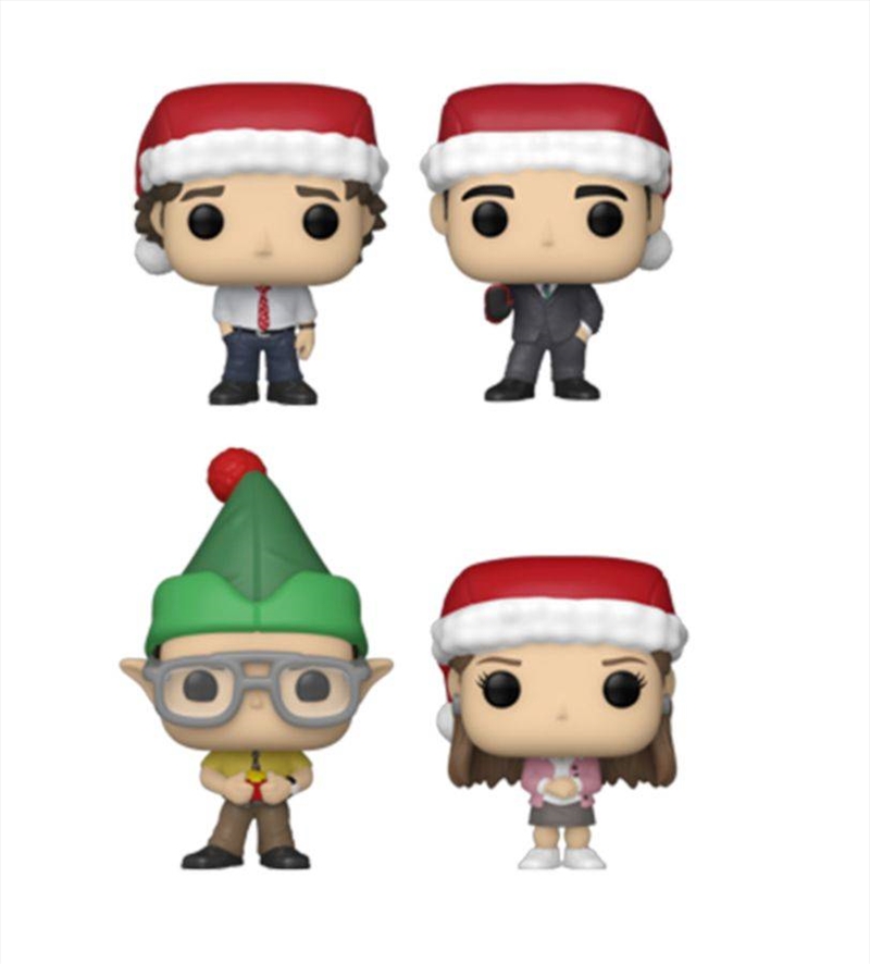 The Office - Holiday Tree Box US Exclusive Pocket Pop! Vinyl 4-Pack [RS]/Product Detail/Movies