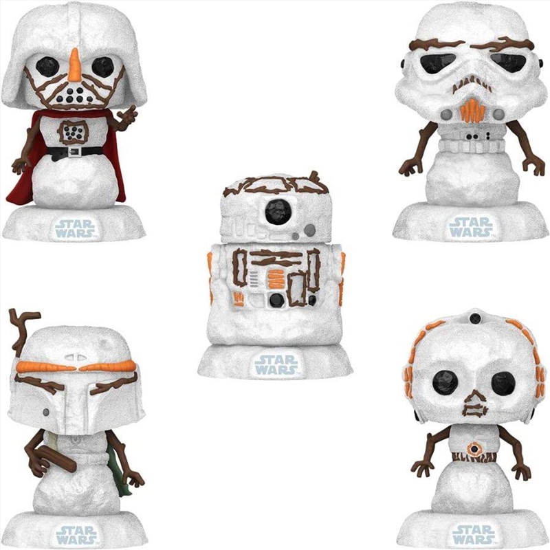 Star Wars - Snowman US Exclusive Pop! Vinyl 5-Pack [RS]/Product Detail/Deluxe Pop Vinyl