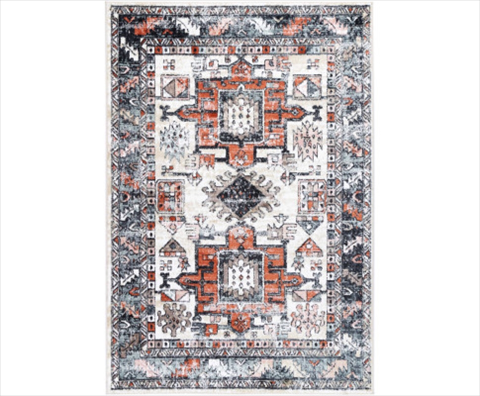 Buy Traditional Black Cream Rug 200x290cm Online Sanity