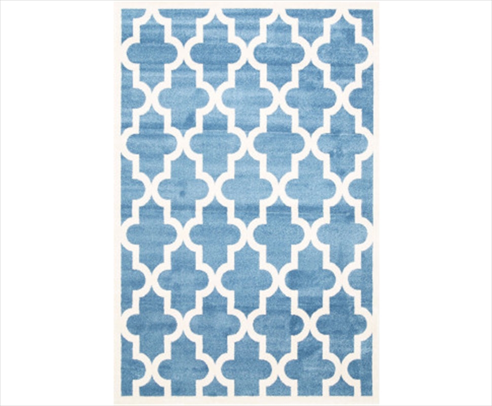 Buy Blue And White Lattice Rug 120x170cm Online Sanity