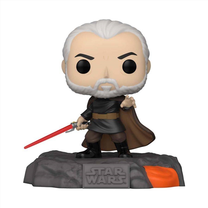 Star Wars - Red Saber Series: Darth Tyranus Glow US Exclusive Pop! Deluxe [RS]/Product Detail/Deluxe Pop Vinyl