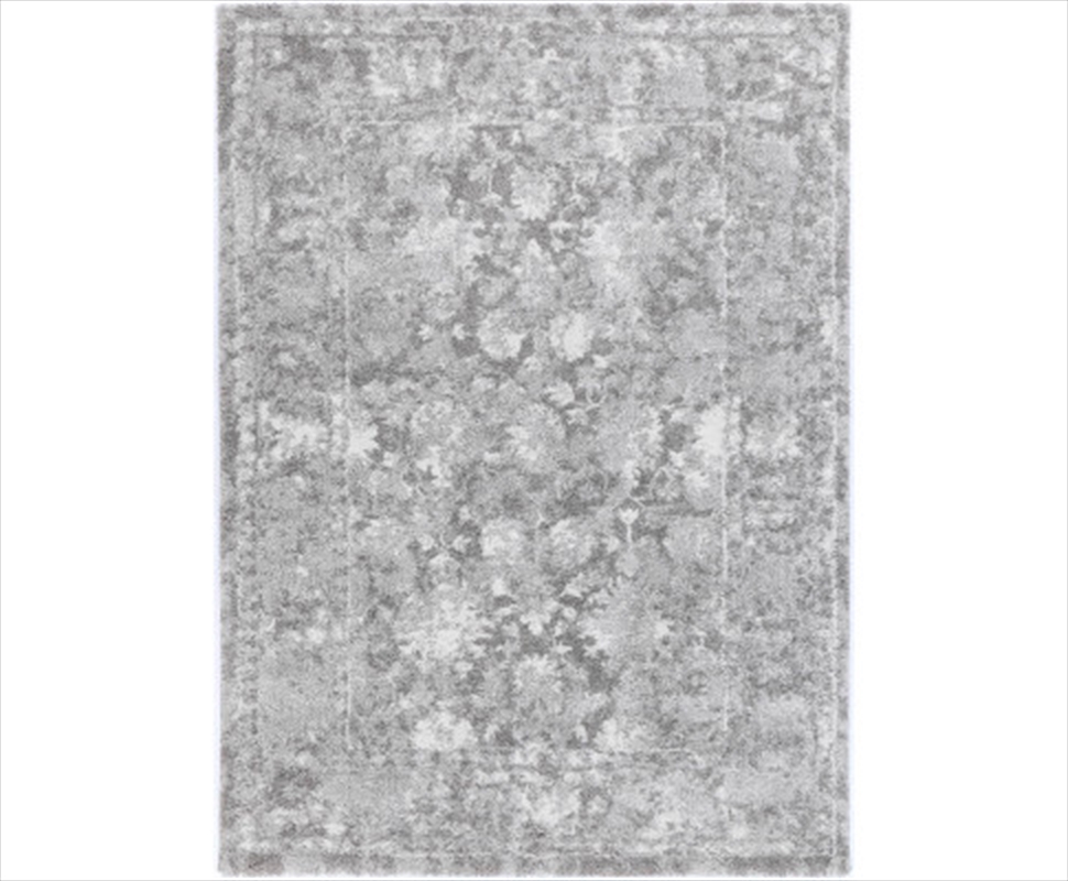 Buy Grey Floral Rug 160x230cm Online Sanity